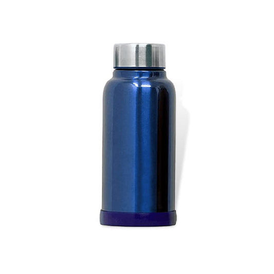 Eco Neer Style Stainless Steel Water Bottle, 500ml - Sleek & Stylish Design, Leakproof, BPA-Free, and Lightweight (Blue)