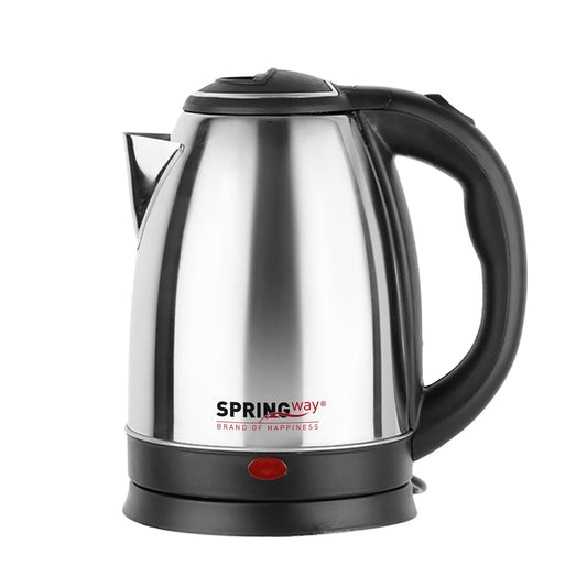 Quick Boil Pro SS 1.8ltr Stainless Steel Electric Kettle (1500W) - (Silver)