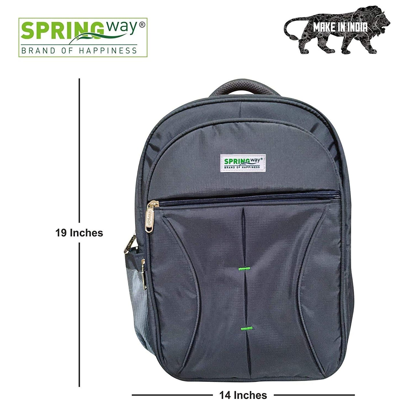 Laptop Bag 15.6 Inch | Stylish & Durable | Water-Resistant with Multiple Compartments (Grey)