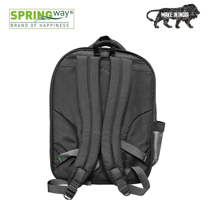 Laptop Bag 15.6 Inch | Stylish & Durable | Water-Resistant with Multiple Compartments (Black)