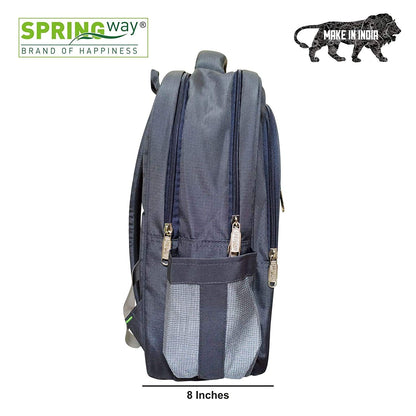 Laptop Bag 15.6 Inch | Stylish & Durable | Water-Resistant with Multiple Compartments (Grey)