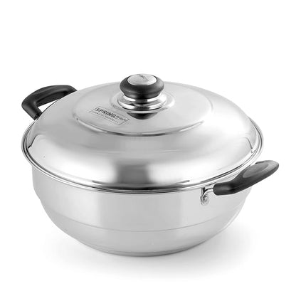 SS Cook N Steam Multi Kadai 6-Piece Set