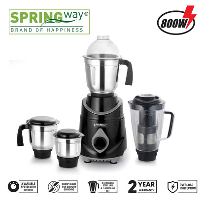 Altroz 800W Mixer Grinder with 4 Jars