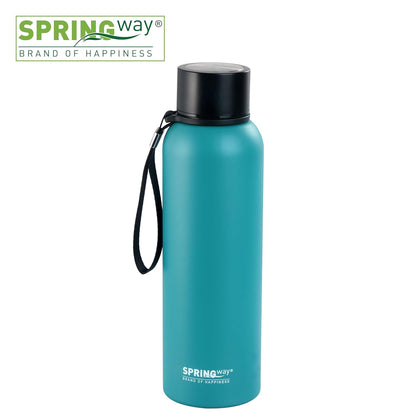 Hydro Hike Stainless Steel Vacuum Insulated Thermos Bottle, 700ml - Durable, Leakproof (Light Blue)